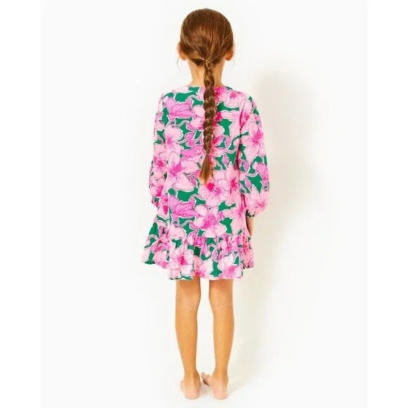 chinese dress ladies ALYSSA LONG SLEEVE DRESS, PASSION FRUIT PINK ABSOLUTELY FLAMAZING
